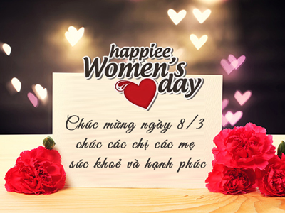 Thiệp chúc mừng quốc tế phụ nữ 8-3 đẹp