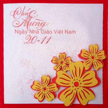 Bộ thiệp chào mừng ngày nhà giáo Việt Nam độc đáo - Hình 15