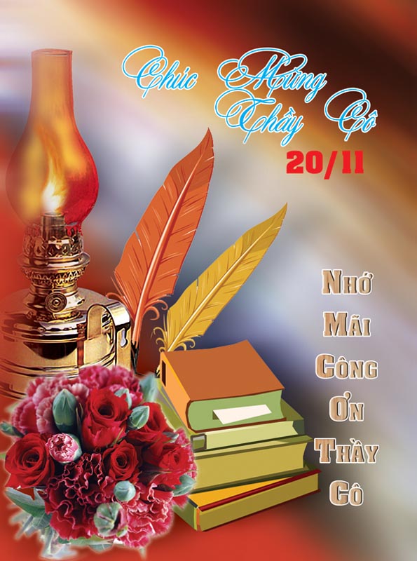 Bộ thiệp chúc mừng ngày nhà giáo Việt Nam 20 - 11 đẹp - Hình 16