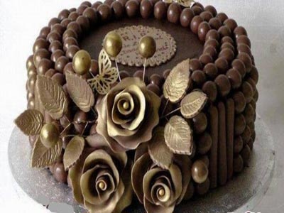Hình nền bánh gato chocolate chúc mừng sinh nhật