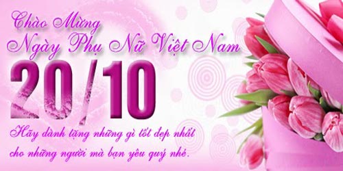 7 bức thiệp chúc mừng ngày phụ nữ Việt Nam 20/10 đẹp - Hình 2