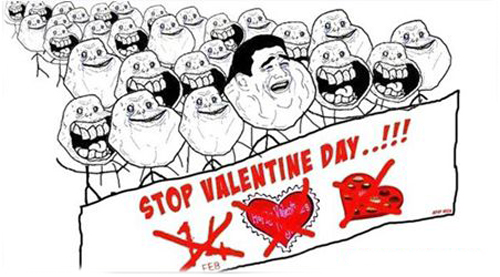 Ảnh chế ngày valentine cho FA hài hước - Hình 11