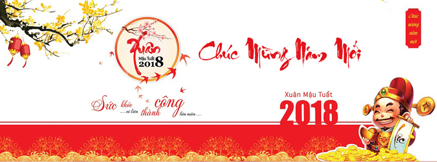 Chia sẻ bộ cover ảnh bìa tết 2018 đẹp và ý nghĩa chúc mừng năm mới- Hình 1