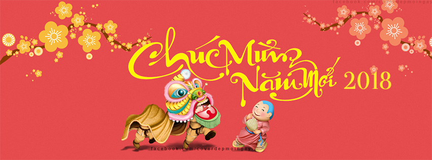 Chia sẻ bộ cover ảnh bìa tết 2018 đẹp và ý nghĩa chúc mừng năm mới- Hình 2