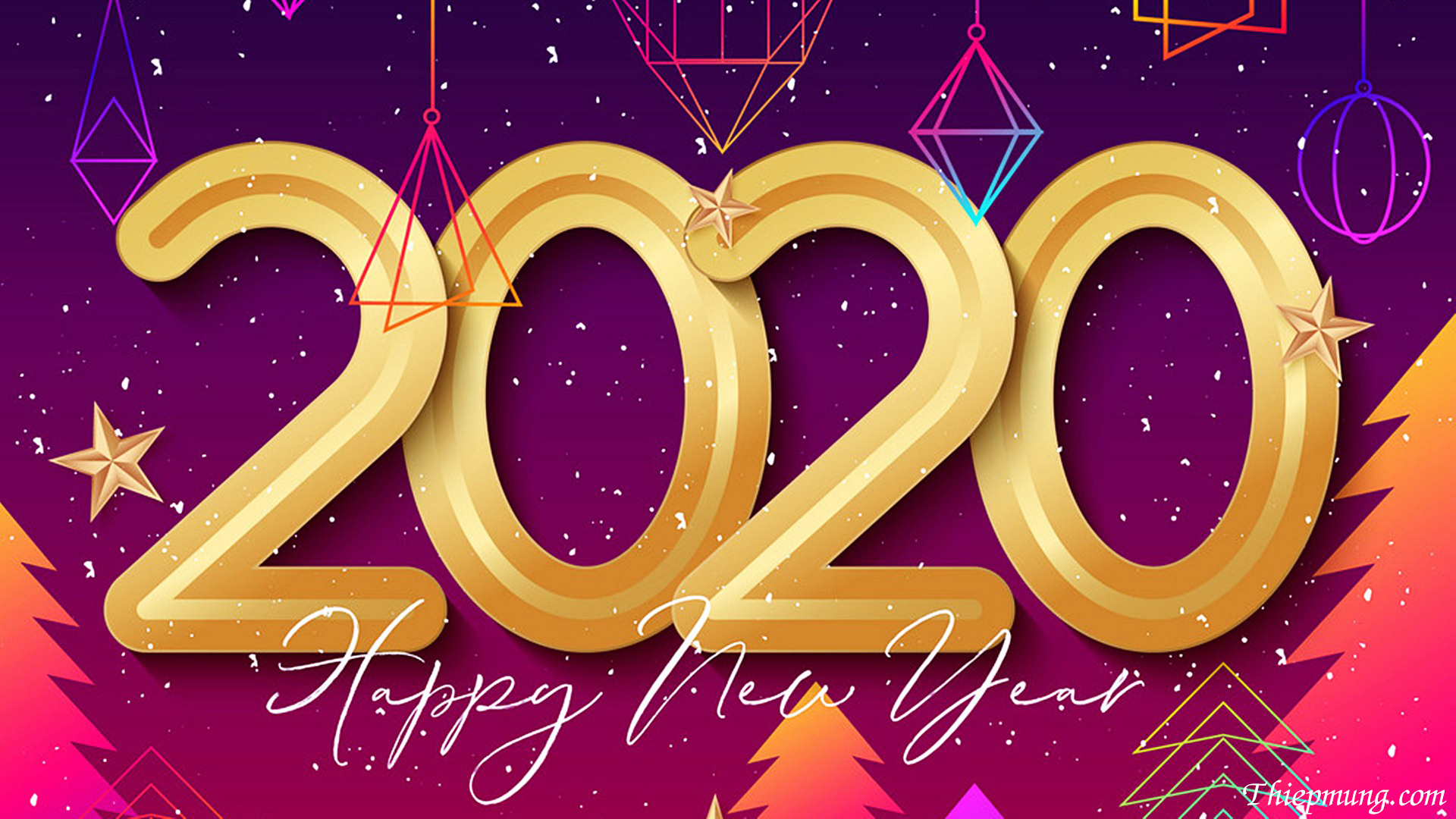 Tuyển chọn 20 hình nền chúc mừng năm mới 2020 - Hình 12