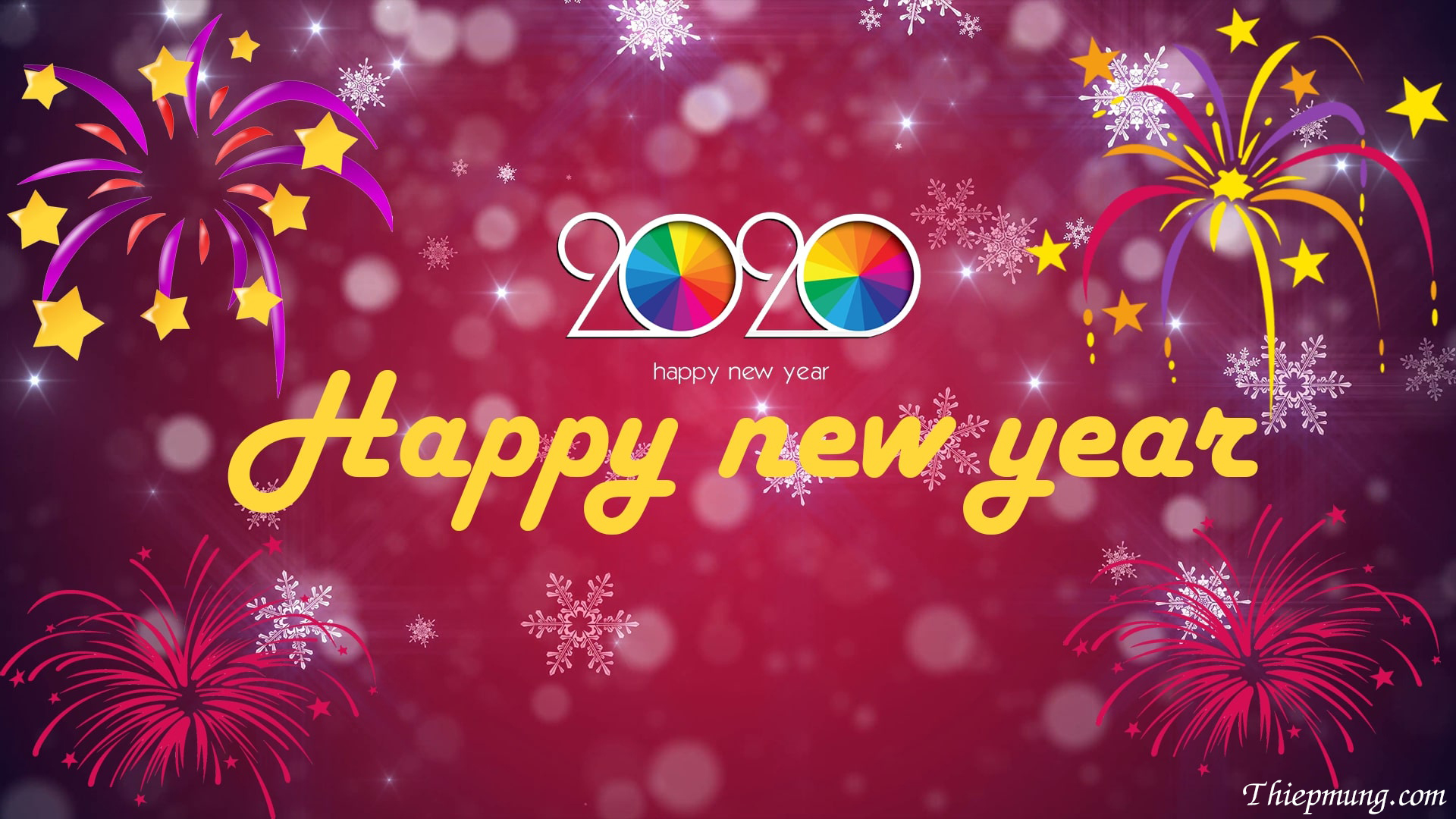 Tuyển chọn 20 hình nền chúc mừng năm mới 2020 - Hình 14