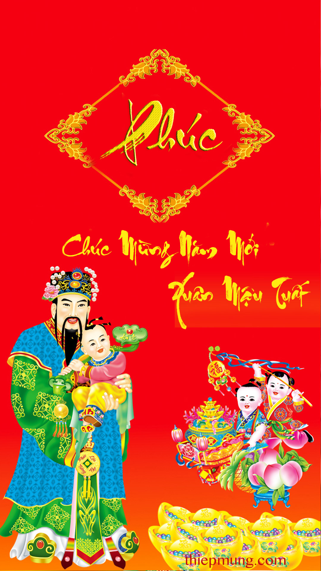 Tải bộ hình nền Tết 2018 dành cho điện thoại của bạn- Hình 1