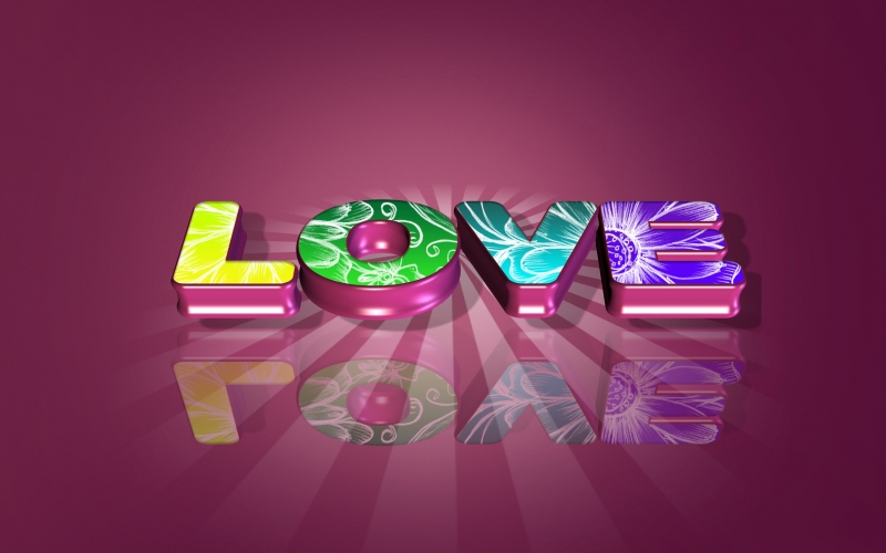 Bộ hình nền chữ LOVE ấn tượng cho tình yêu - Hình 6