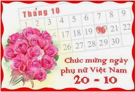 Mẫu thiệp chúc mừng ngày quốc tế phụ nữ Việt Nam 20/10 đẹp phần 2 - Hình 9