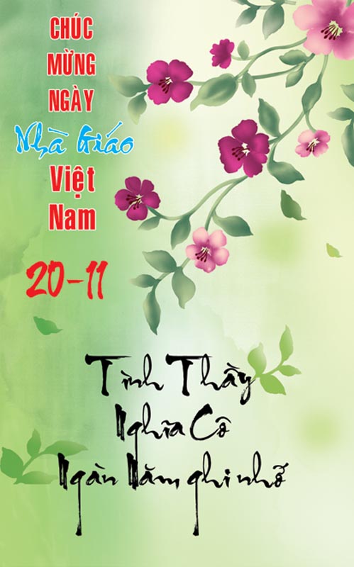 Bộ thiệp chúc mừng ngày nhà giáo Việt Nam - Hình 6