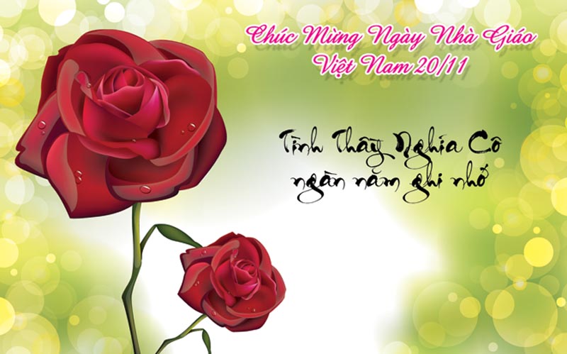 Bộ thiệp chúc mừng ngày nhà giáo Việt Nam - Hình 8
