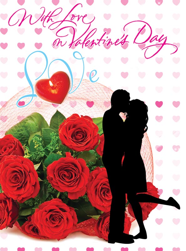 Những bức thiệp tình yêu ngày valentine đẹp và ý nghĩa - Hình 1