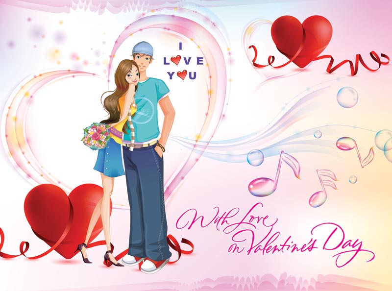 Những bức thiệp tình yêu ngày valentine đẹp và ý nghĩa - Hình 6