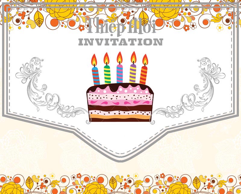 Những mẫu thiệp mời sinh nhật ấn tượng - Hình 9