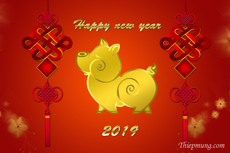 Bộ thiệp Tết Kỷ Hợi 2019 đẹp và ấn tượng nhất- Hình 9