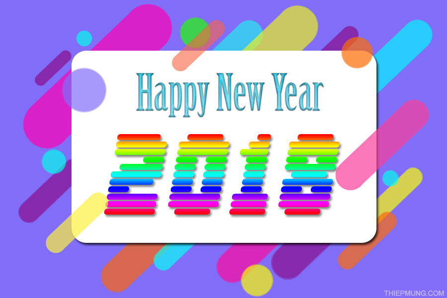 Chia sẻ bộ thiệp mừng năm mới 2018 đẹp nhất- Hình 11