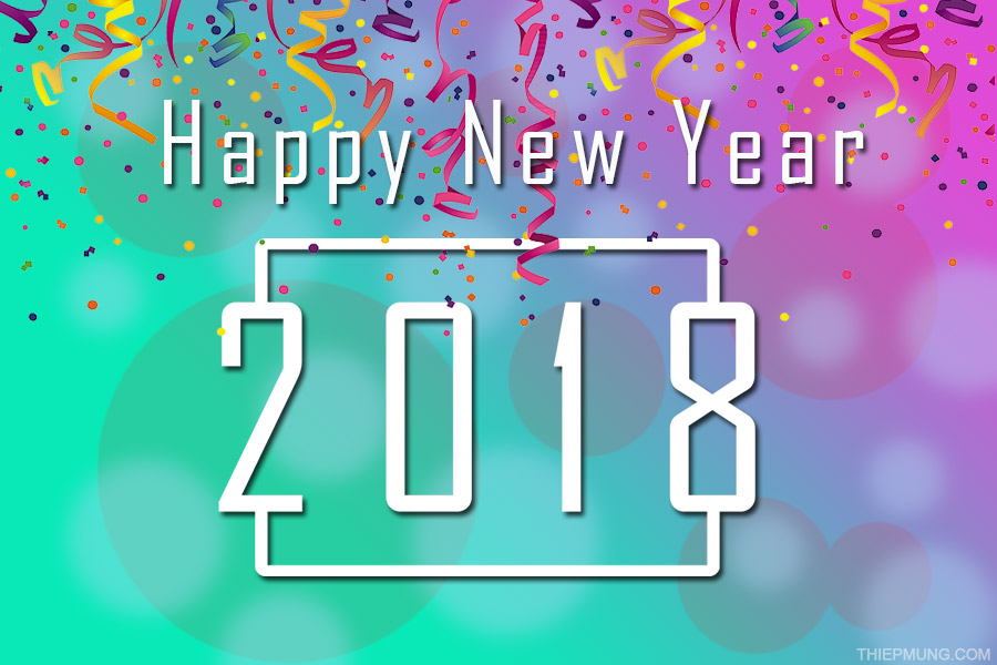 Chia sẻ bộ thiệp mừng năm mới 2018 đẹp nhất- Hình 6