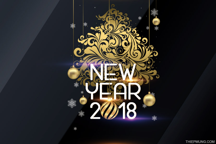 Chia sẻ bộ thiệp mừng năm mới 2018 đẹp nhất- Hình 5