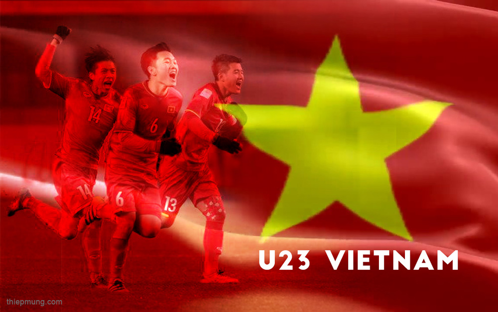 hình nền, banner cổ vũ U23 Việt nam - Hình 2