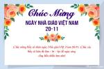 Làm ảnh chúc mừng ngày Nhà giáo Việt Nam 20/11 đẹp nhất