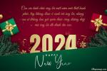 Viết lời chúc lên thiệp chúc mừng năm mới 2024