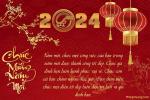 Thiệp chúc tết, chúc mừng năm mới 2024 chào xuân cực đẹp