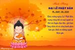Tạo thiệp Kính Mừng Đại Lễ Phật Đản đẹp với lời chúc
