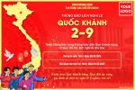 Mẫu thông báo nghỉ lễ quốc khánh 2/9 mới nhất 2025