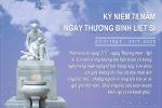Viết lời chúc lên thiệp kỷ niệm 78 năm ngày Thương binh liệt sĩ 27/7