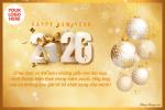 Hình ảnh chúc mừng năm mới 2026 cho khách hàng nền vàng sang trọng