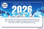 Tạo thiệp chúc mừng năm mới 2026 cho công ty, khách hàng