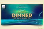 Backdrop Gala Dinner sang trọng với phong cách thiết kế hiện đại