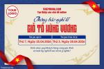 Thông báo nghỉ lễ Giỗ Tổ Hùng Vương banner thông báo nghỉ lễ chuyên nghiệp
