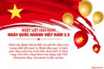 Tạo thiệp kỷ niệm ngày quốc khánh 2/9 với bóng bay