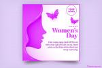 Thiệp 8/3 chúc mừng ngày Quốc tế Phụ nữ cho công ty