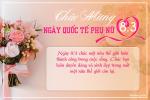 Tạo thiệp hoa hồng chúc mừng 8/3 online