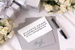 Tạo thiệp cảm ơn đám cưới lịch sự trang nhã