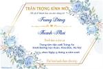 Tạo thiệp cưới online phong cách hoa sang trọng