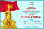Mẫu thông báo về việc nghỉ Lễ Giỗ tổ Hùng Vương 10/03 online