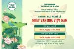Tạo thông báo nghỉ lễ ngày văn hóa Việt Nam hoa sen trang trọng chuyên nghiệp