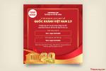 Banner thông báo lịch nghỉ lễ Quốc Khánh Việt Nam 2/9 sang trọng chuyên nghiệp