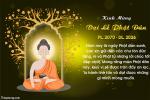 Thiệp mừng Phật Đản - Kính mừng Đại lễ Phật Đản lung linh ý nghĩa