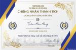 Giấy chứng nhận thành tích nhân viên xuất sắc đẹp mới nhất 2026
