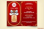 Mẫu thư mời lễ khai trương phong cách cổ truyền