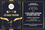 Tạo mẫu thư mời khai trương sang trọng và chuyên nghiệp