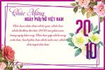 Mẫu thiệp chúc mừng 20/10 đẹp cho ngày Phụ nữ Việt Nam