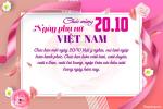 Làm ảnh chúc mừng ngày Phụ nữ Việt Nam 20/10 đẹp nhất