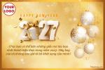 Hình ảnh chúc mừng năm mới 2027 cho khách hàng nền vàng sang trọng