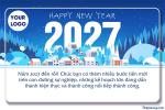 Tạo thiệp chúc mừng năm mới 2027 cho công ty, khách hàng