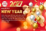 Tạo thiệp chúc mừng năm mới 2027 nền đỏ may mắn